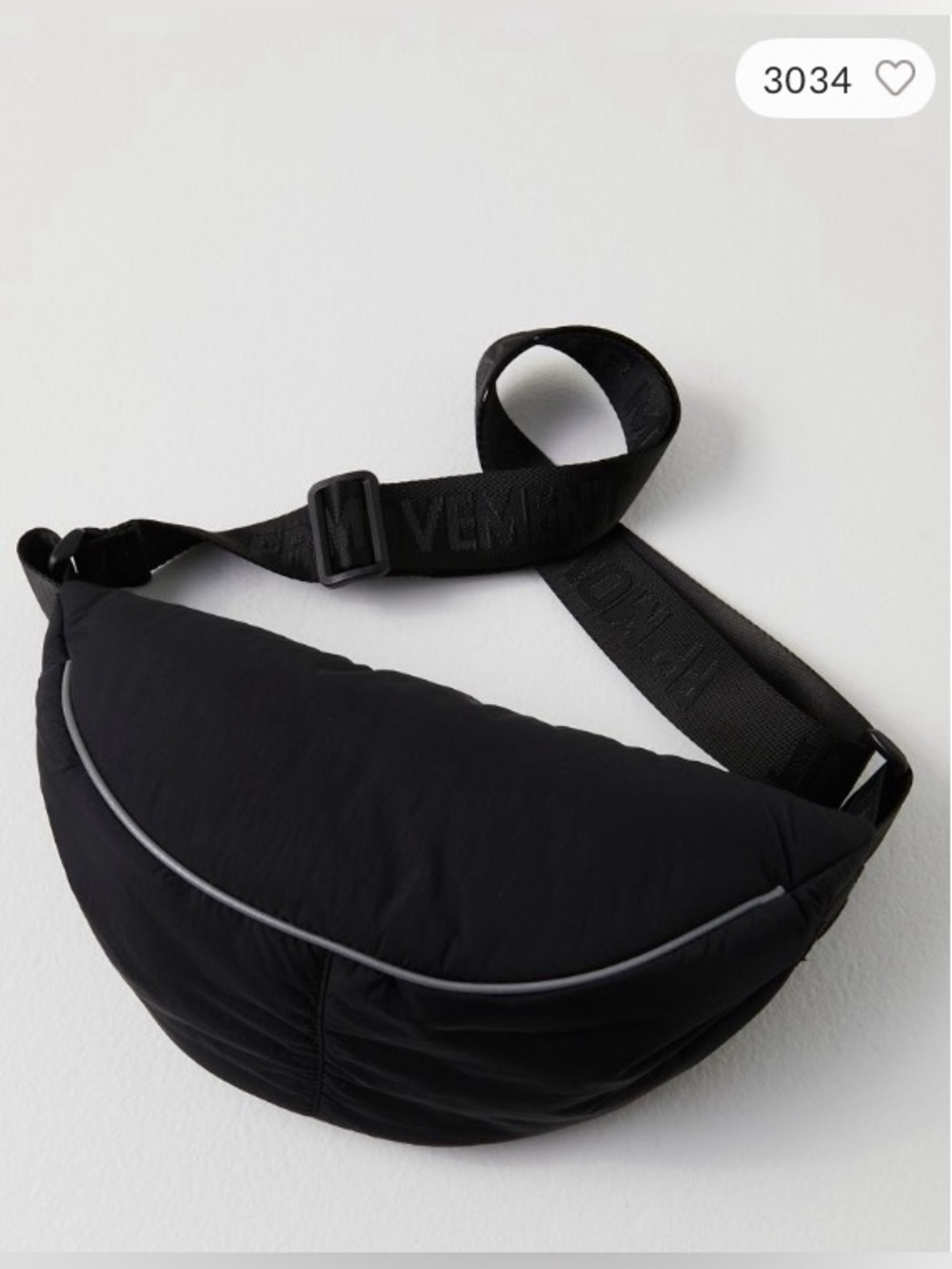 FP Movement by Free People ~ Bulls Eye Sling Bag ~ Black ~ *NWT* - Picture 10 of 15